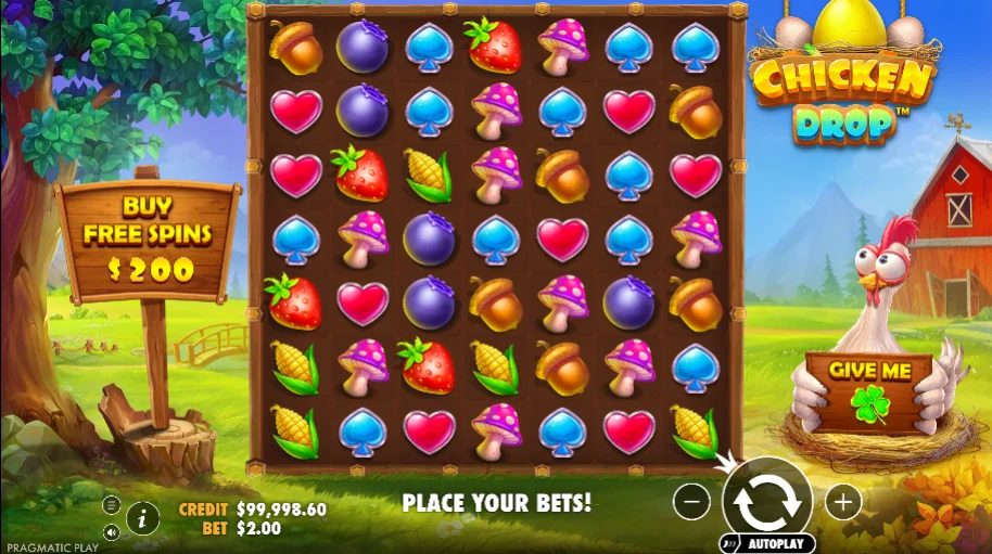 Chicken Drop Demo Game