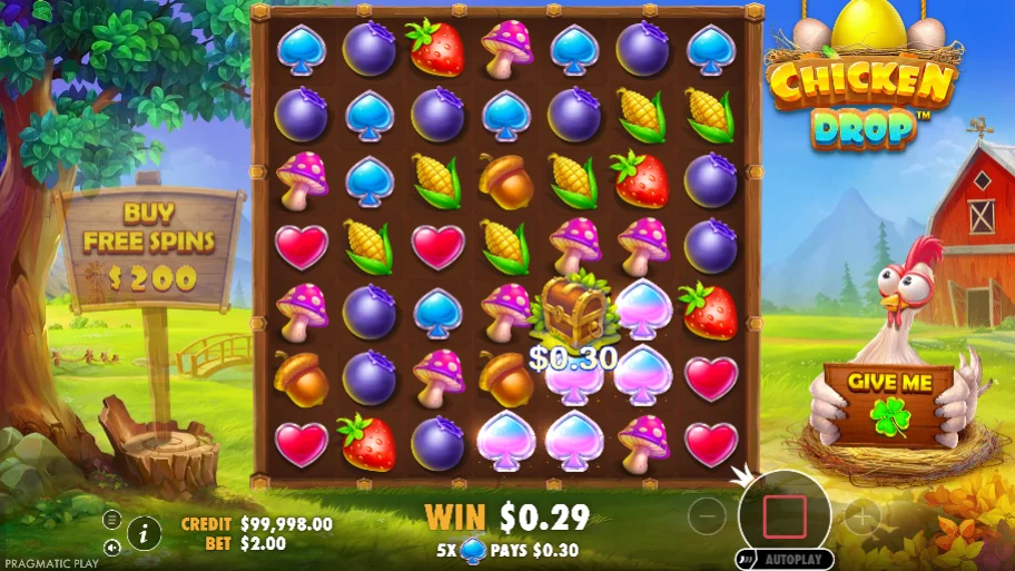 Chicken Drop Game Demo
