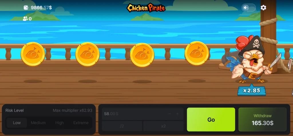 Chicken Pirate Game