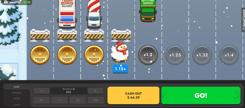 Chicken Route Game Demo