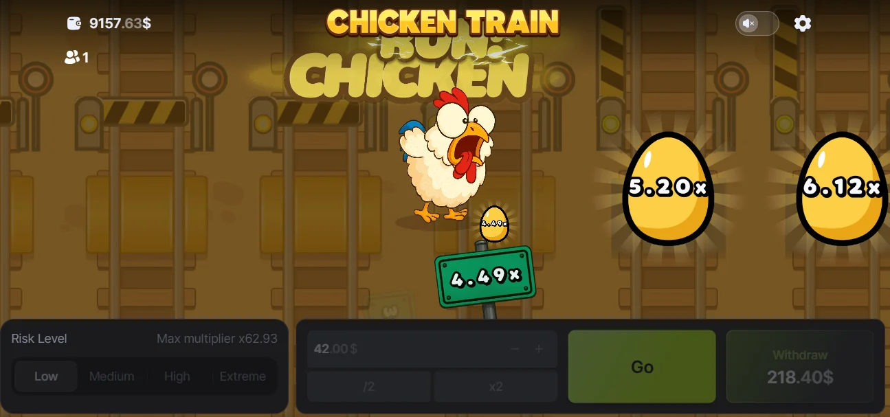 Chicken Train Game