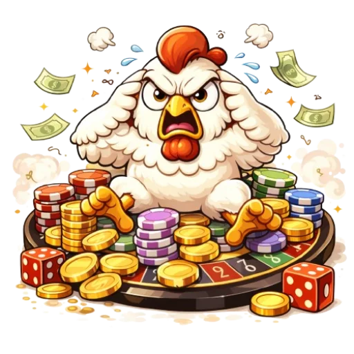 Chicken Game Gambling Logo