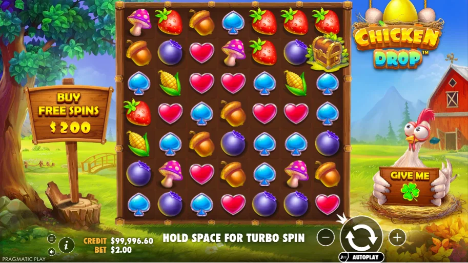 Demo Game Chicken Drop