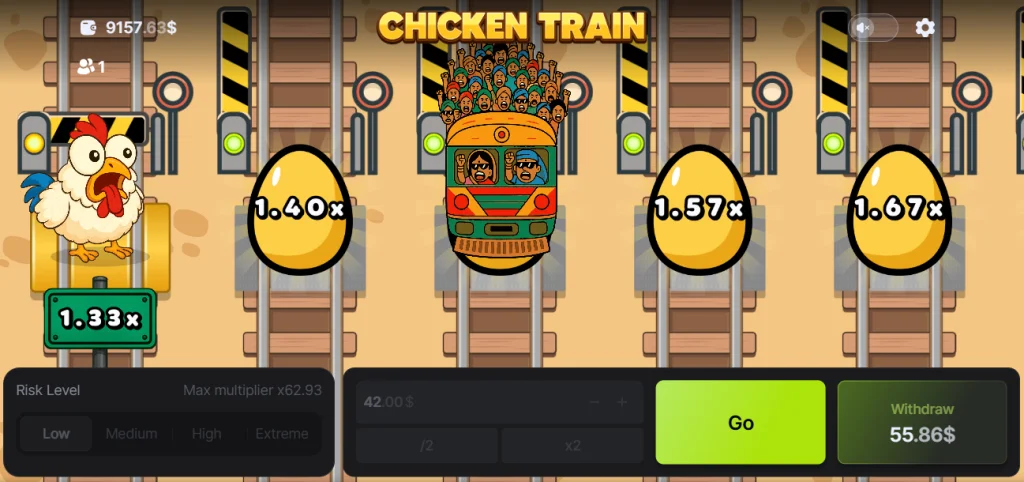 Demo Game Chicken Train