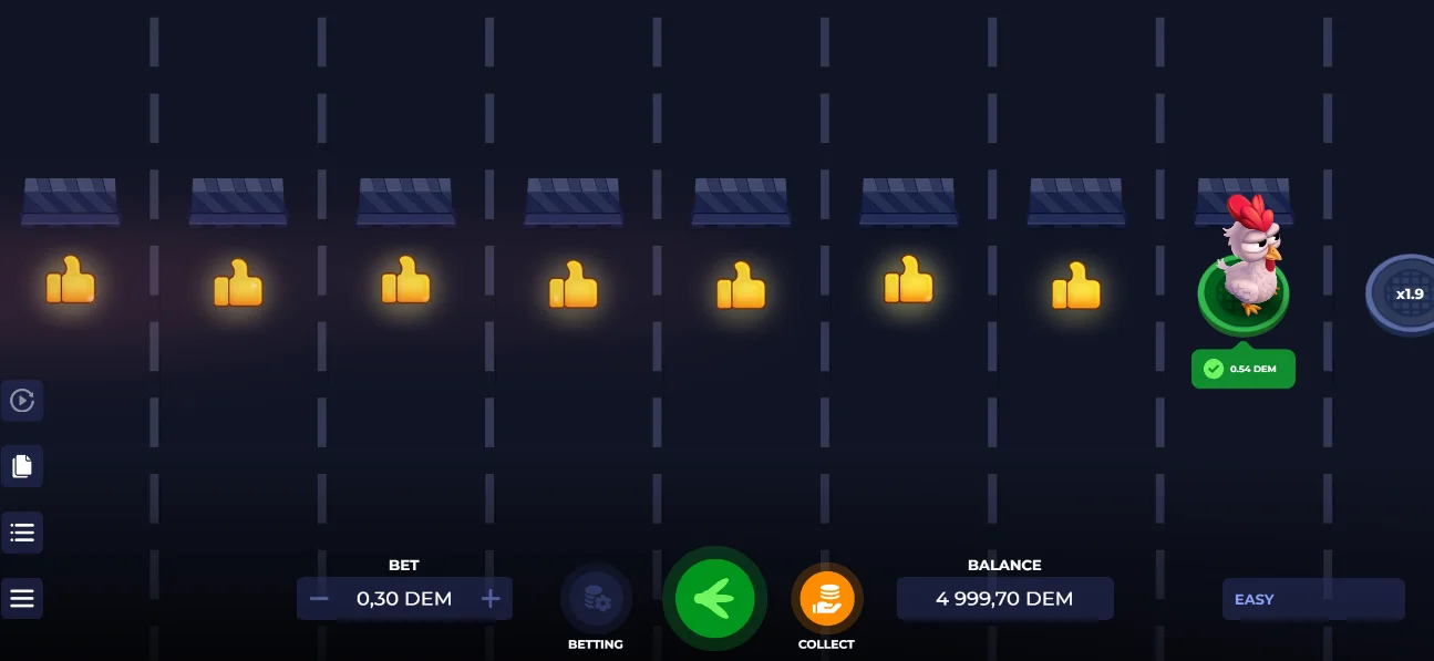 Demo Game Uncrossable Rush