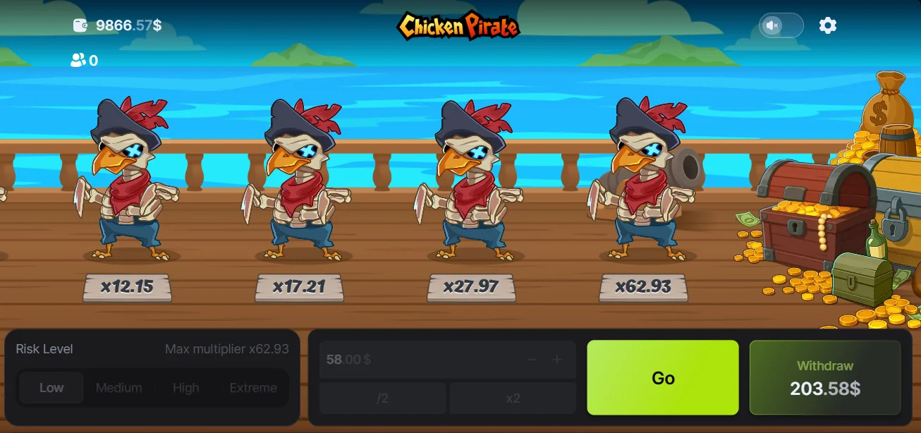 Game Chicken Pirate
