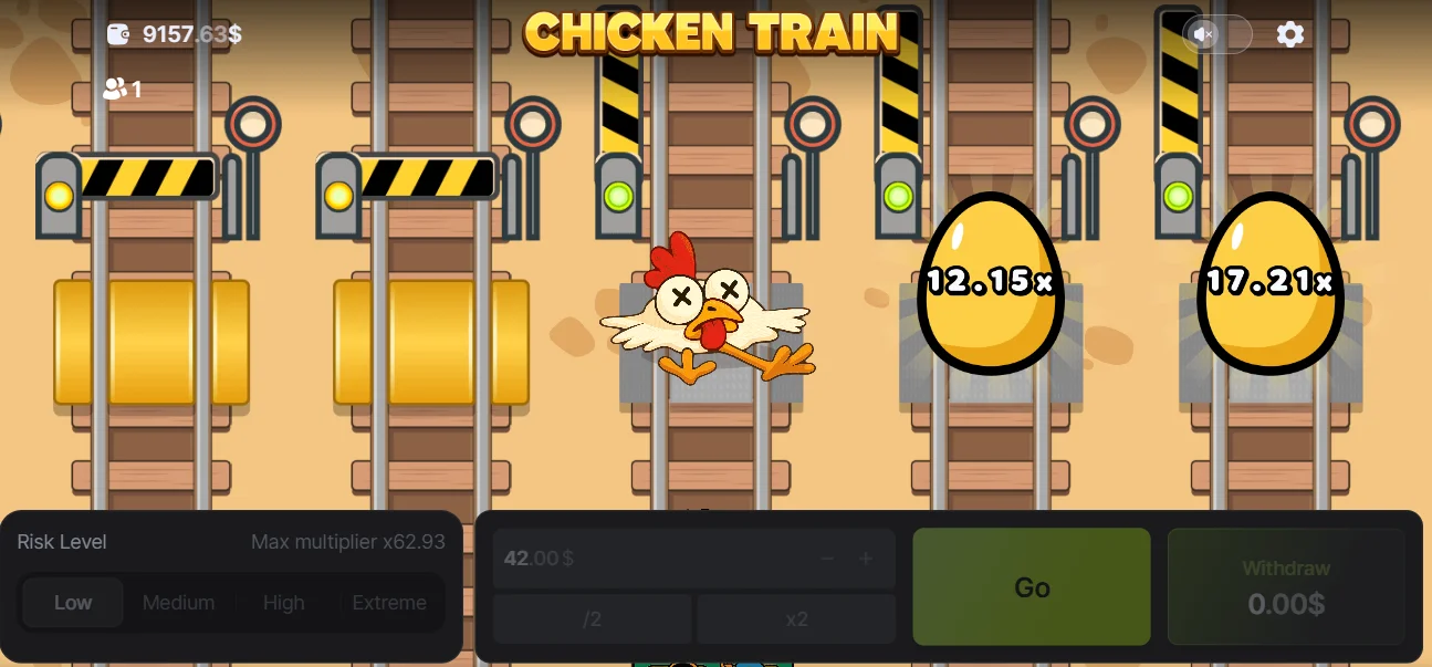Game Chicken Train
