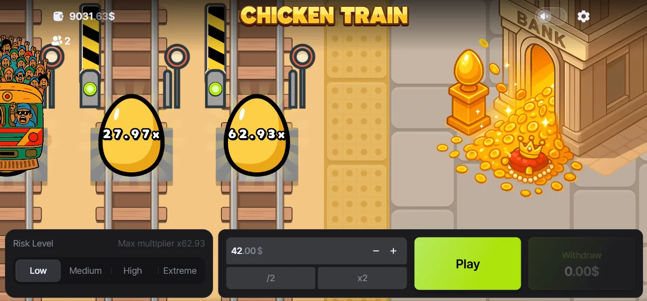 Game Demo Chicken Train