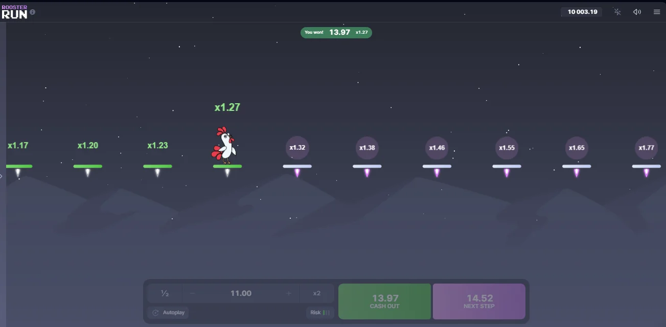 Game Rooster Run